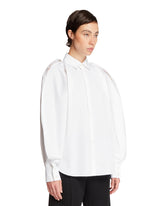 White Puff Sleeves Shirt | PDP | Antonia