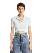 Blue Cropped Top | PDP | dAgency
