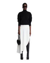 White Asymmetrical Flowing Skirt - Women | PLP | Antonia