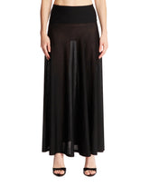 Black Fluid Knitted Skirt - Women | PLP | Antonia