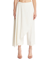 White Asymmetric Pant-Skirt - Women | PLP | Antonia