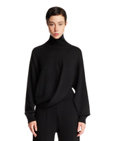 Black Asymmetric Pullover - Women | PLP | Antonia