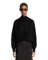 Black Foldable Cardigan - Women's knitwear | PLP | Antonia