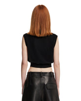 Black Cropped Tank | PDP | Antonia