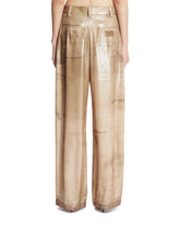 Beige Trompe-l'oeil Pants | PDP | Antonia