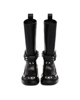 Black Dixon Buckle Boots | PDP | Antonia