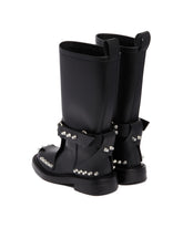 Black Dixon Buckle Boots | PDP | Antonia