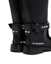 Black Dixon Buckle Boots | PDP | Antonia