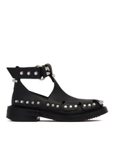 Black Dixon Studded Sandals - ALEXANDER WANG WOMEN | PLP | Antonia