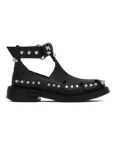 Black Dixon Studded Sandals | PDP | Antonia