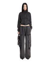 Gray Cropped zip-up Jacket - ALEXANDER WANG WOMEN | PLP | Antonia