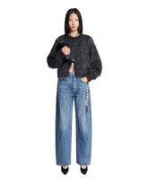 Blue Blade Logo Jeans - ALEXANDER WANG | PLP | Antonia