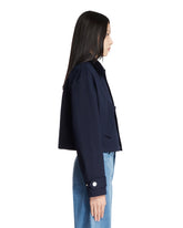 Blue Cropped Jacket | PDP | Antonia