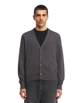 Grey Logoed Cardigan - Men's knitwear | PLP | dAgency