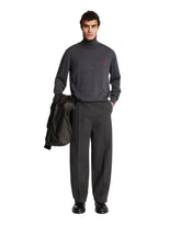 Gray Wide-Leg Trousers - New arrivals men's clothing | PLP | Antonia