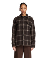 Brown Checked Overshirt | AMI PARIS | All | Antonia