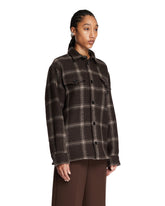 Brown Checked Overshirt | PDP | Antonia