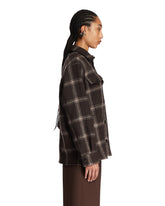 Brown Checked Overshirt | PDP | Antonia