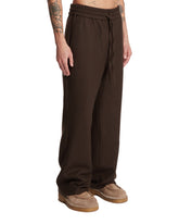 Brown Drawstring Trousers | PDP | Antonia