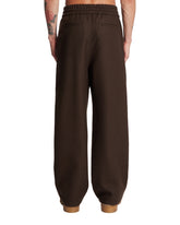 Brown Drawstring Trousers | PDP | Antonia