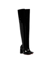 Black Marine High Thigh Boots - AMINA MUADDI | PLP | Antonia