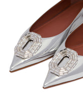 Silver Camelia Ballet Flats | PDP | Antonia