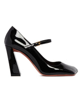 Black Charlotte Patent Pumps | PDP | Antonia