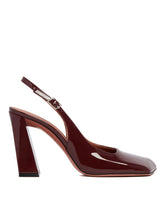 Burgundy Charlotte Sling Pumps - Women's flats | PLP | Antonia