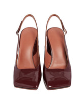 Burgundy Charlotte Sling Pumps | PDP | Antonia