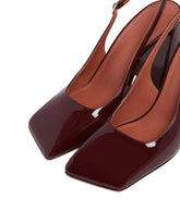 Burgundy Charlotte Sling Pumps | PDP | Antonia