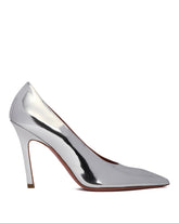 Silver Christine 100 Pumps - AMINA MUADDI | PLP | Antonia