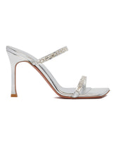 Silver Rih Slipper Sandals | PDP | Antonia