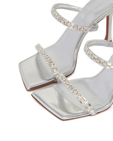 Silver Rih Slipper Sandals | PDP | Antonia