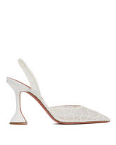 White Holli Lace Sling Pumps - New arrivals women's shoes | PLP | Antonia