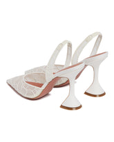 White Holli Lace Sling Pumps | PDP | Antonia