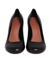 Black Leather Pumps | PDP | Antonia