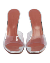 Transparent Lupita Glass Mules | PDP | Antonia