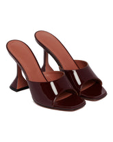 Burgundy Lupita Pumps - Amina muaddi women | PLP | Antonia