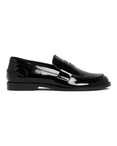 Black Patent Leather Loafers | PDP | Antonia