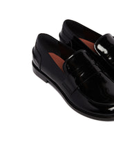 Black Patent Leather Loafers | PDP | Antonia