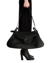 Black Gemini Jumbo Shoulder Bag - AMINA MUADDI | PLP | Antonia