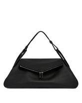 Black Gemini Jumbo Shoulder Bag - AMINA MUADDI | PLP | Antonia