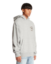 Gray Logoed Details Hoodie | PDP | Antonia