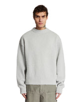 Gray Crewneck Pullover - AMOMENTO MEN | PLP | Antonia