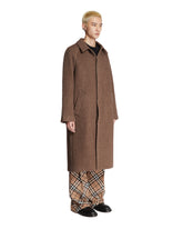 Brown Wool And Alpaca Coat | PDP | Antonia