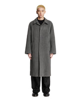 Gray Wool And Alpaca Coat - Men's coats | PLP | Antonia