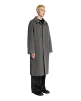 Gray Wool And Alpaca Coat | PDP | Antonia