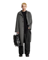 Gray Wool And Alpaca Coat - Men's coats | PLP | Antonia