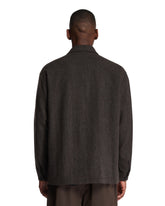 Brown Wool Overshirt | PDP | Antonia