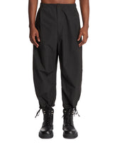 Black Cropped Balloon Pants - AMOMENTO MEN | PLP | Antonia